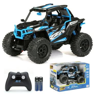 New Bright (1:14) Polaris RZR Battery Radio Control, 2.4GHz USB Blue, 1475U-2B