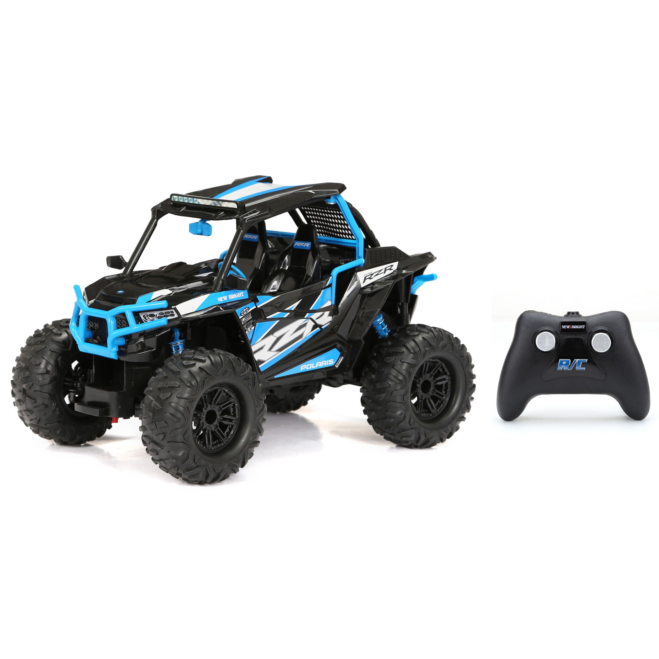 New Bright (1:14) Polaris RZR Battery Remote Control Blue ATV, 1475U-2B Child