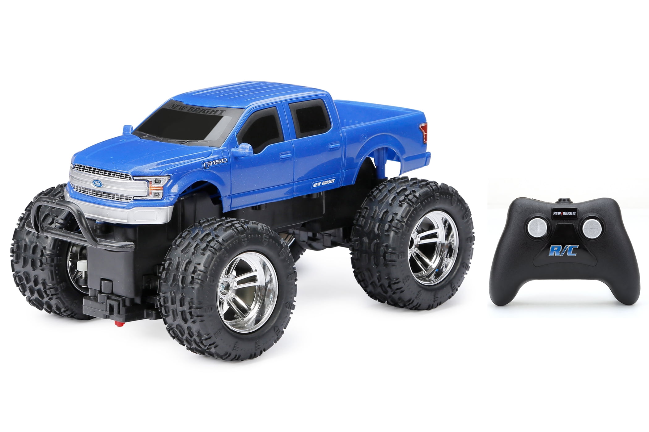 New Bright (1:16) Ford F-150 Battery Remote Control 4X4 Blue Truck, 1688U-6B