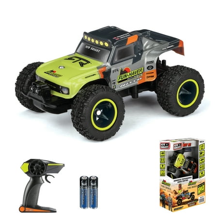 New Bright (1:43) Bronco Battery Remote Control Green/Gray Monster Truck, 84311U