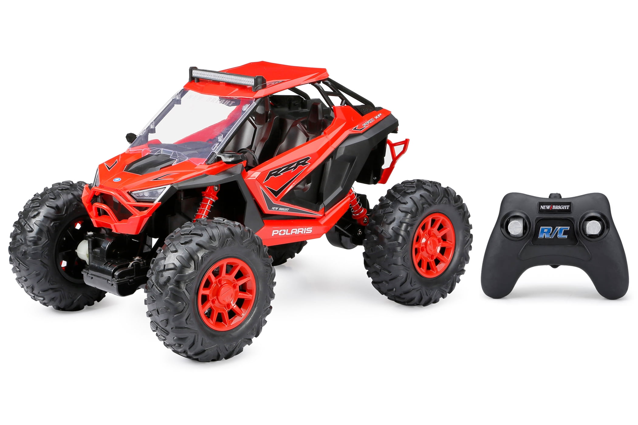 New Bright (1:5) Polaris RZR XP Pro 12.8V Battery Remote Control Camo ATV  2.4GHz, 60875U 