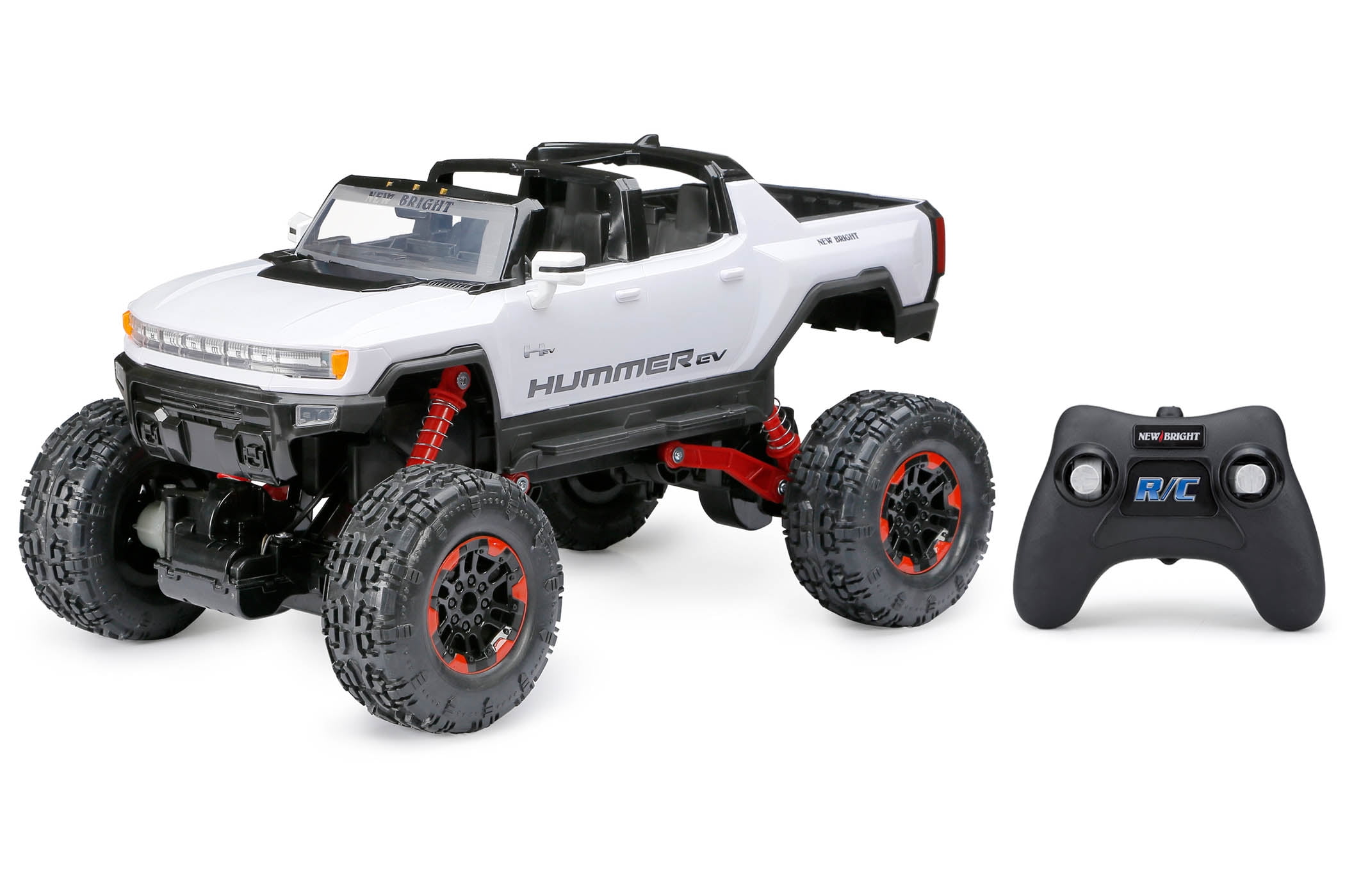 New Bright (1:8) Hummer EV Battery Radio Control 4x4 Truck, 60877, White