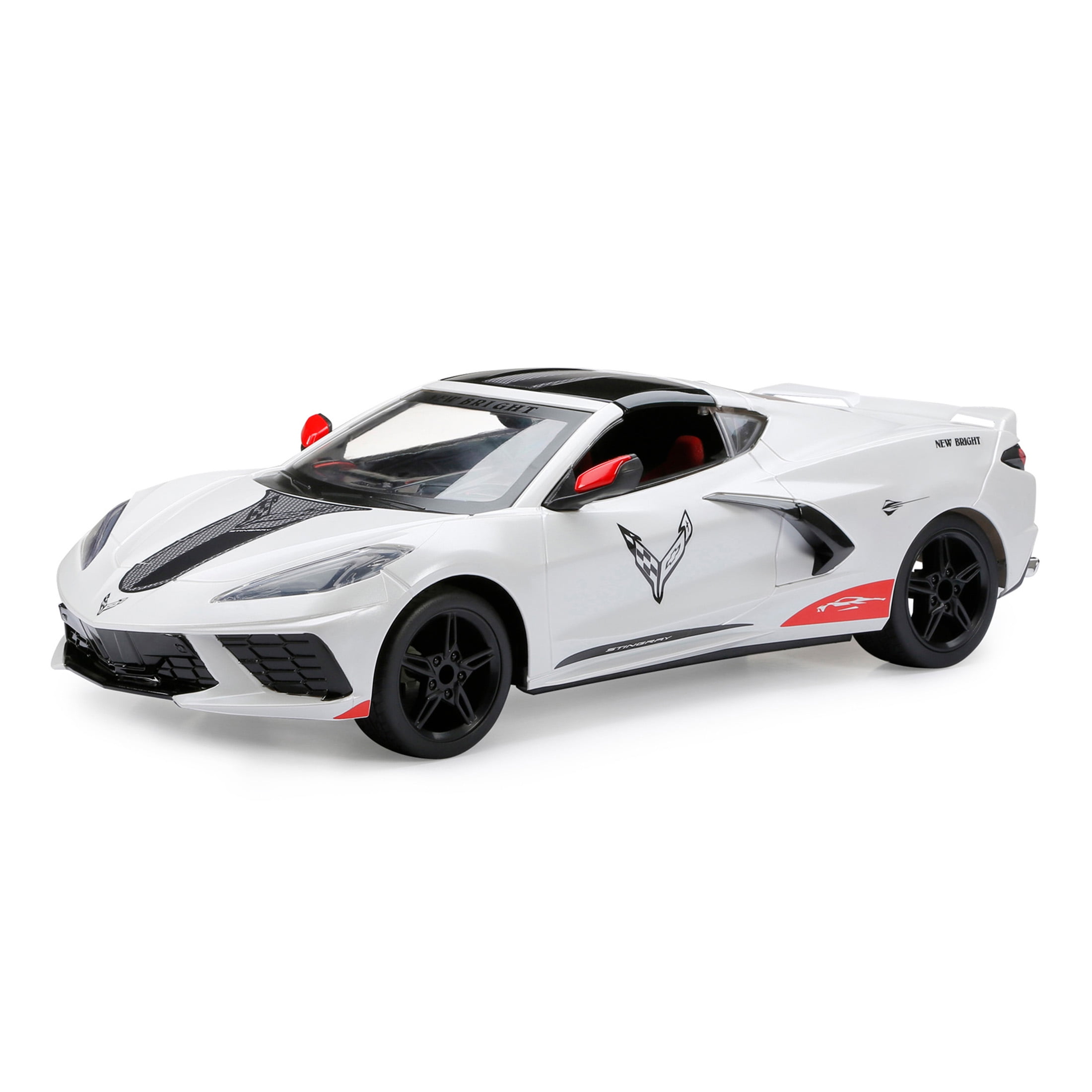 New Bright (1:8) Radio Control Chevy Corvette Stingray White