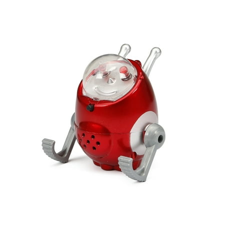 New Bright 5 inch Battery Operated Giggle Bots Wobbler Bug - Red Child