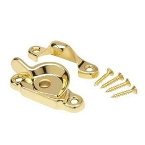 New Bright Brass Steel Window Sash Lock Home Security Window Hardware