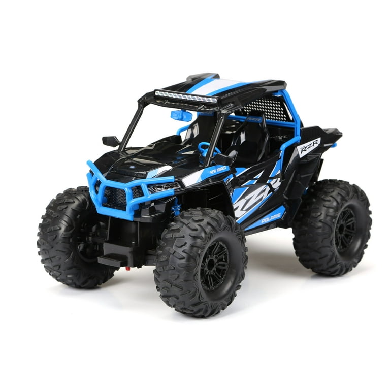 New Bright RC 1:14 Radio Control 2019 Polaris RZR - Blue - Walmart.com