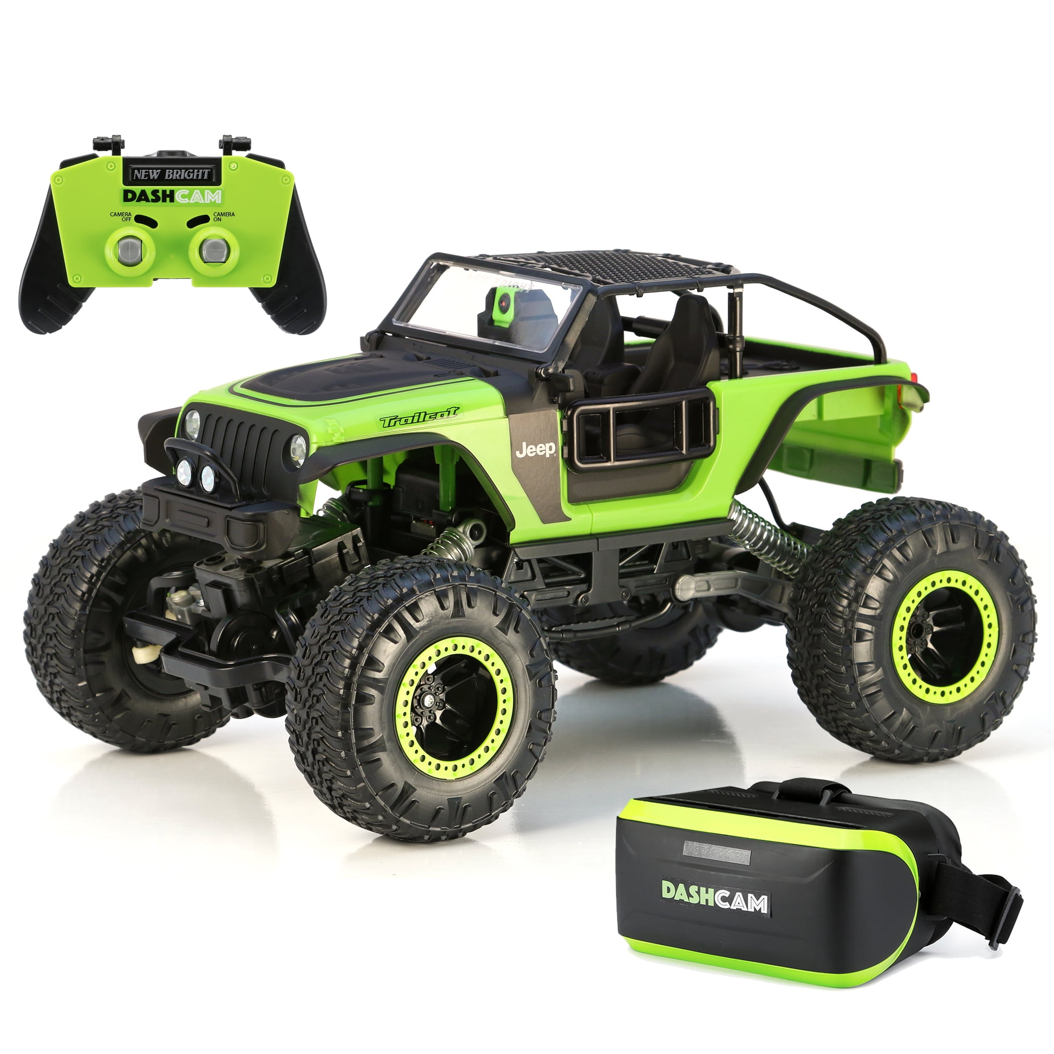 New Bright RC Jeep Trailcat Rock Crawler - 1:14 Scale