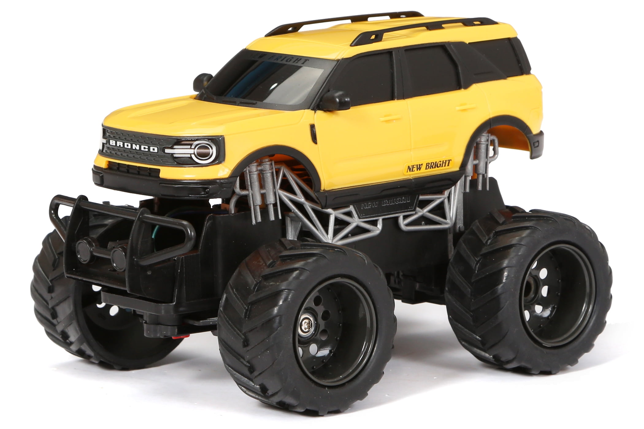 New Bright RC 1:24 Scale Remote Control Truck Ford Bronco Sport, Yellow ...