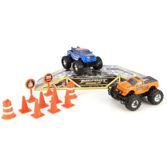 New Bright Wheels Bigfoot Monster Trucks Set (2 Motorized Trucks)