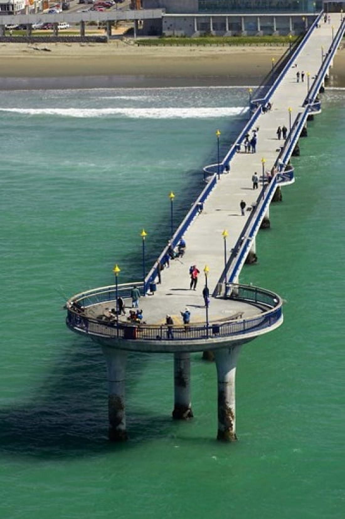 New Brighton Pier Christchurch South Island New Zealand Canvas Art - David Wall DanitaDelimont (24 x 35)