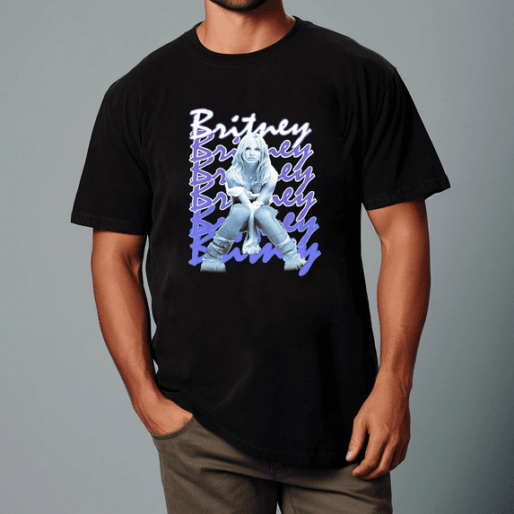 New Britney Spears Blackout Album Vintage Concert Fan Art Design Unisex T-Shirt V71044, up to size 5XL