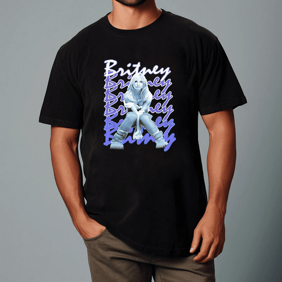 New Britney Spears Blackout Album Vintage Concert Fan Art Design Unisex T-Shirt V71044, up to size 5XL