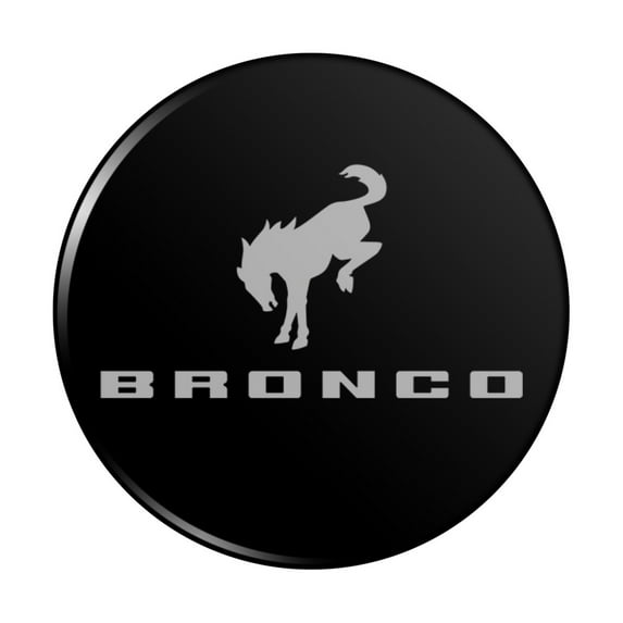 New Bronco Logo Pinback Button Pin