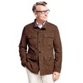 thumbnail image 1 of New  Brooks Brothers Mens Dark Brown Suede Field Coat Jacket Sz Small S 7283-2, 1 of 4