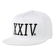 ECPECAD New Bruno Mars 24k Magic Baseball Cap Black and Red Hat Hip Hop XXIV Funk Unisex