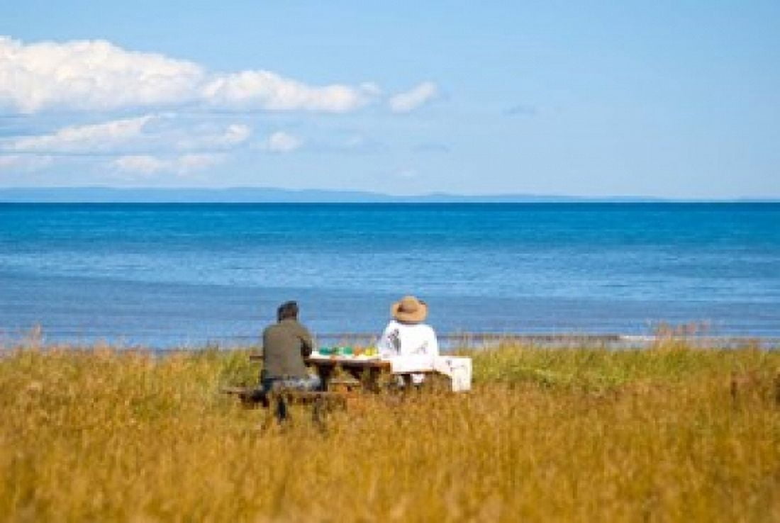 New Brunswick Acadia Miscou Island romance Canvas Art - Victor Englebert DanitaDelimont (26 x 18)