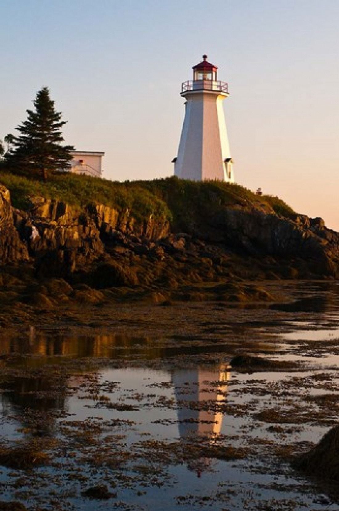New Brunswick Letite Passage Lighthouse Canvas Art - Michael DeFreitas DanitaDelimont (18 x 26)