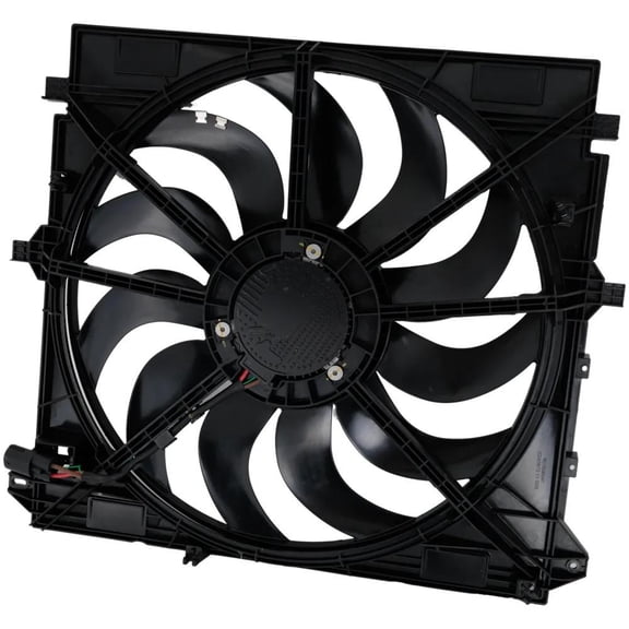 New Brushless Motor Cooling Fan Assembly Compatible With Chevrolet GMC Canyon Elevation Standard 4 Cyl 2.5L Colorado WT 6 Cyl 3.6L 2021-2022 By GM3115341 84530771 84530770 22980297