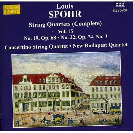 New Budapest String Quartet - Spohr: Quartets Nos 19 & 22 - Music & Performance - CD