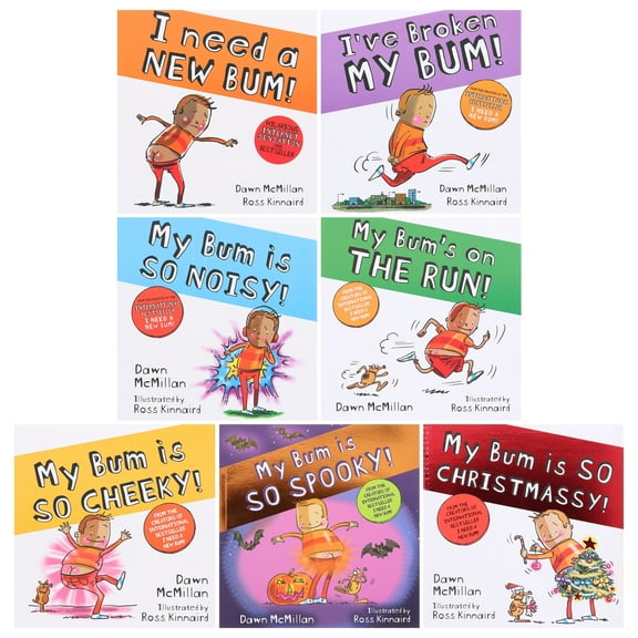 New Bum Series By Dawn McMillan 7 Books Collection Set - Ages 2-6 - Paperback