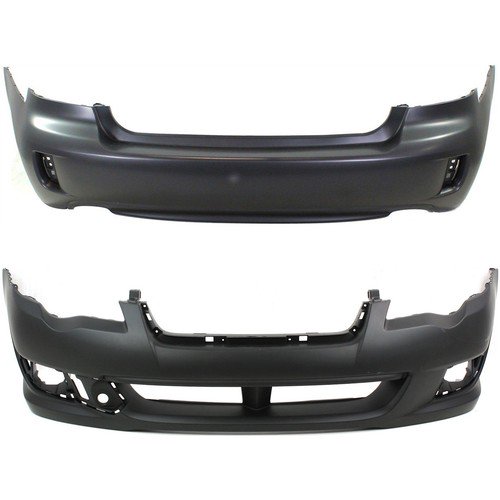 New Bumper Covers Fascias Set of 2 Front & Rear Sedan SU1000160, SU1100159 Pair