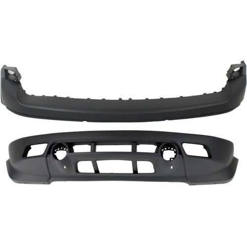 New Bumper Covers Fascias Set of 2 Front Upper CH1015110 68091522AA Pair