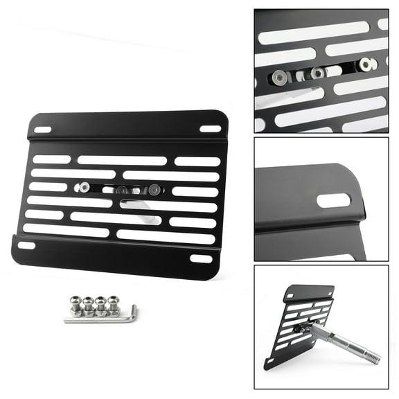 New Bumper Tow Hook License Plate Mount Bracket Holder For Mazda3 Mazda6 CX5 MX5