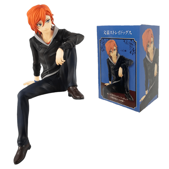 New Bungo Stray Dogs Dazai Osamu Figurine Nakahara Chuuya Action Figures PVC Model Collection Noodle Stopper Birthday Gifts