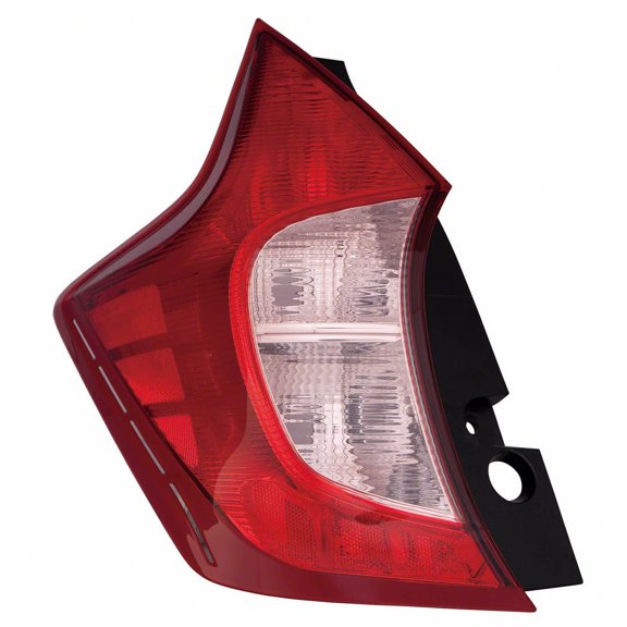 New CAPA Certified Standard Replacement Driver Side Tail Light Assembly, Fits 2014-2019 Nissan Versa Hatchback