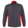 thumbnail image 1 of New CCM T5570 Training Tech Top Adult 1/4 Zip Pullover Sweatshirt Men Sm Gry/Rd, 1 of 1