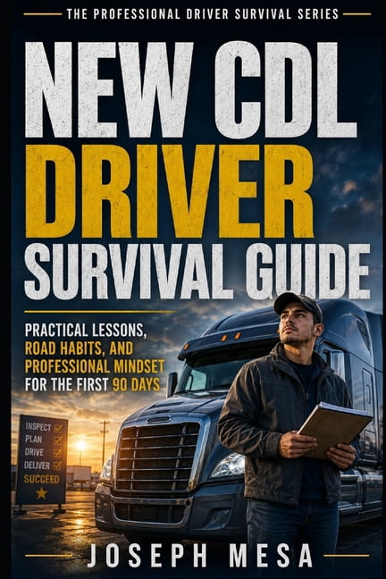 The Professional Driver Survival New CDL Driver Survival Guide: How to Start Strong, Stay Safe, Build Confidence, and Become a Professional Driver From D, Book 4, (Paperback)