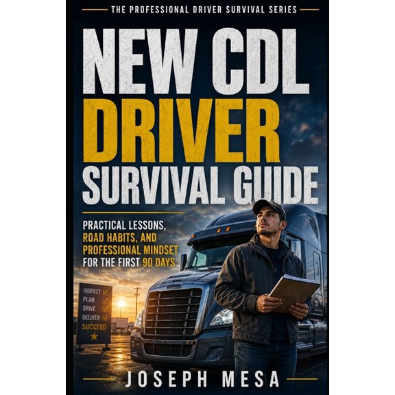 The Professional Driver Survival New CDL Driver Survival Guide: How to Start Strong, Stay Safe, Build Confidence, and Become a Professional Driver From D, Book 4, (Paperback)