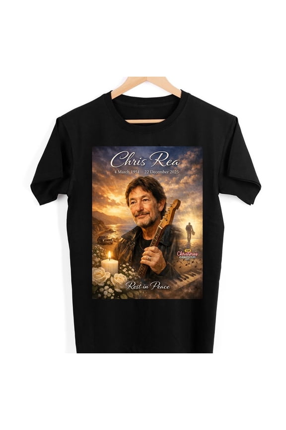 New CHRIS REA R.I.P Logo Reprint S-235XL T-Shirt B07.140