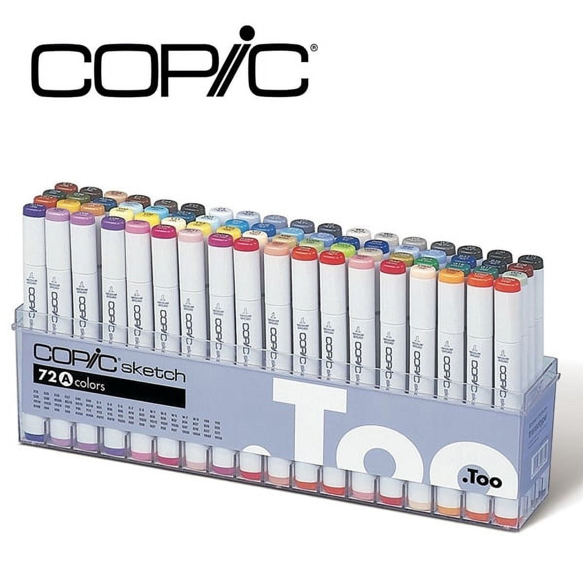 New COPIC Marker 72-Piece Sketch Set A (C72A) - Walmart.com