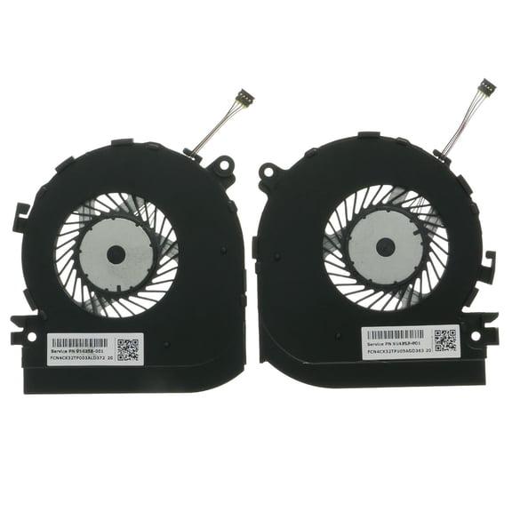 New CPU+GPU Cooling Fan for HP Spectre x360 15-BL 15-BL012DX 15-BL062NR 15-BL075NR 15-BL108CA 15-BL112DX 15-BL152NR TPN-Q179 P/N: 914357-001 914358-001