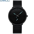 thumbnail image 1 of New CRRJU Top Brand Men Watches Men's Full Steel Mesh Band Waterproof Casual Quartz Clock Male Wrist Watch Relogio Masculino, 1 of 1