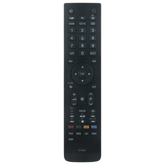 New CT-8067 Replaced Remote for Toshiba TV 24L365 Series 32L365 24L3656 24L3650 Series 32L3650