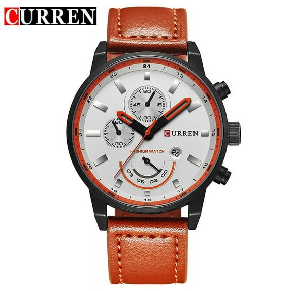 New CURREN Brand Men's Watches Fashion Quartz Watch Date Clock Men Leather Military Sports Wrist Watches Relogio Masculino