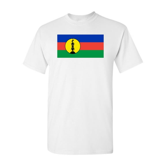 New Caledonia Country Flag Adult DT T-Shirt Tee