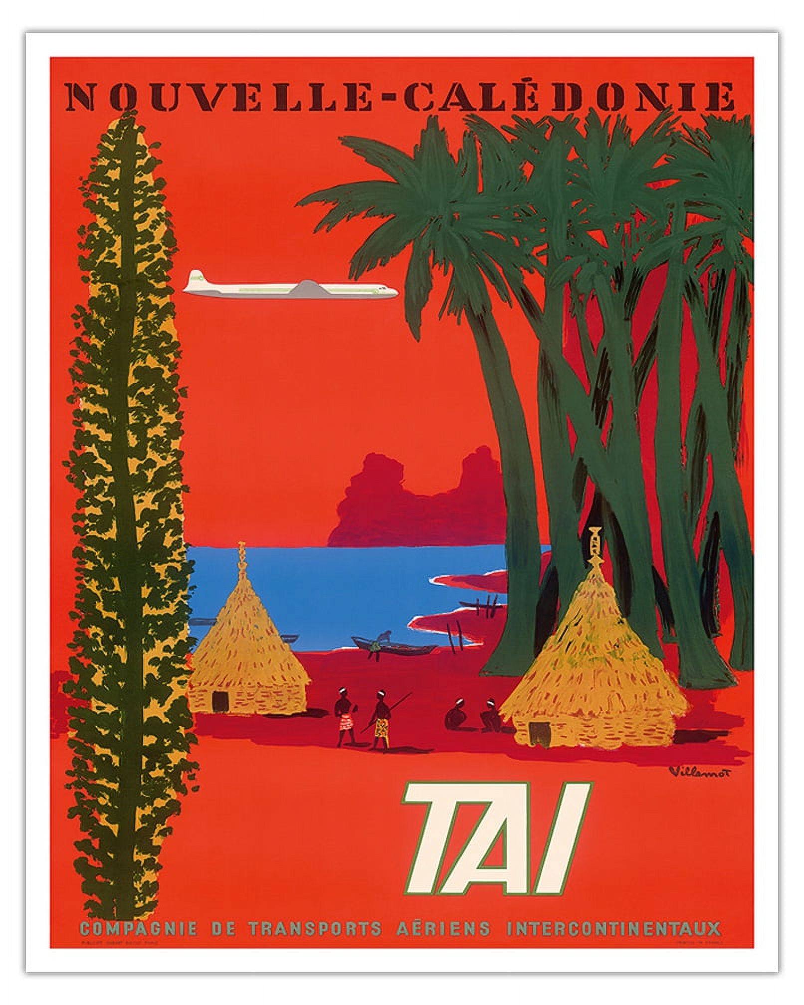 Affiche Vintage Taï Nouvelle-Calédonie R178 – Poster 50x70cm – PostersAndCo