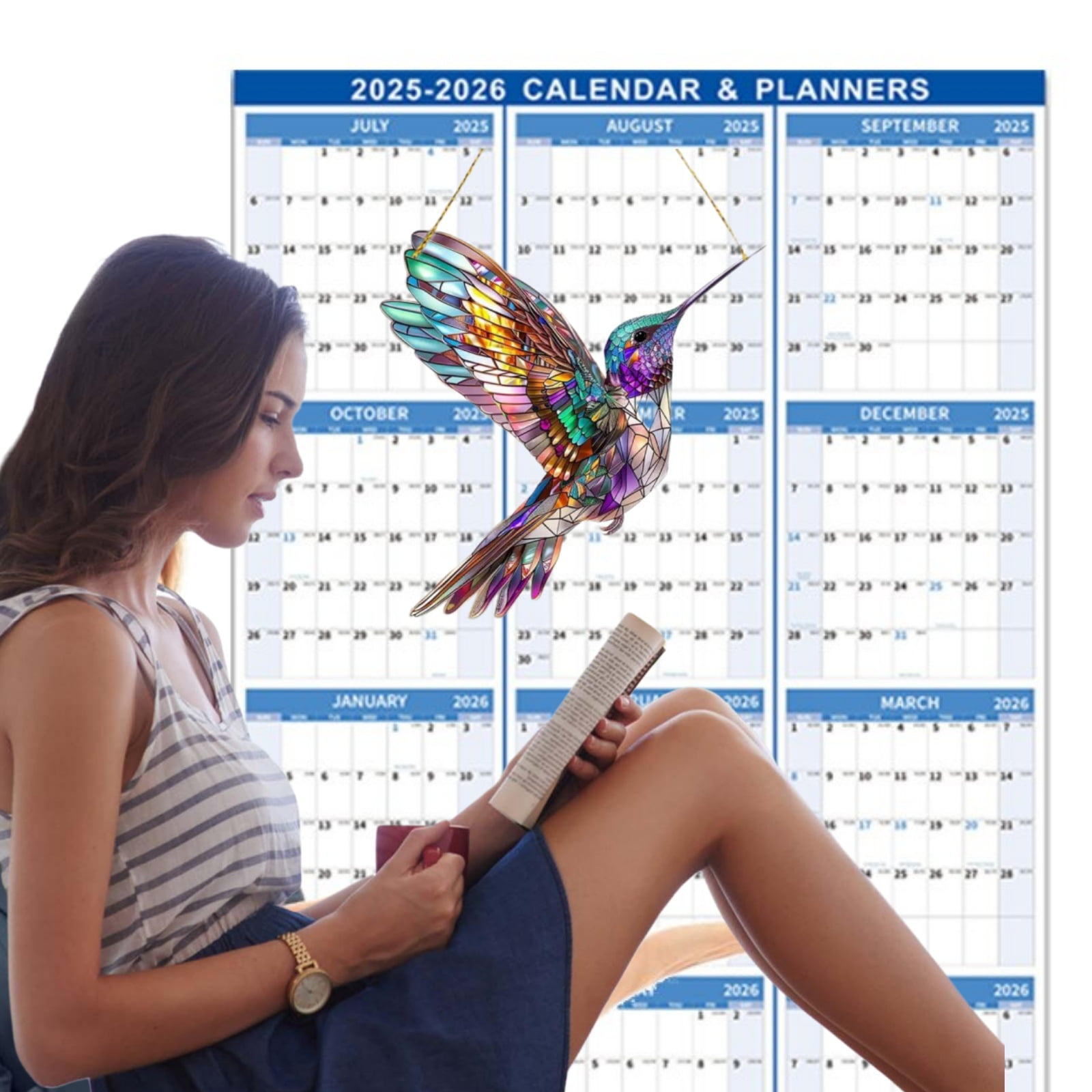 New Calendar 20252026 July 2025 Junes 2026 Doublesided Erasable