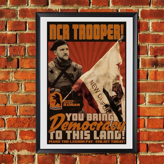 New California Republic NCR Trooper Propaganda Print