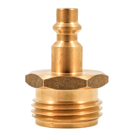 New Camco 36143 Blow Out Plug Quick Connect-Aids In Removal Of Water, Brass, Each