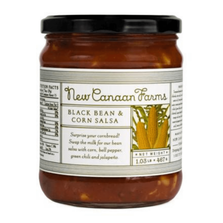 New Canaan Farms Black Bean Corn Salsa, Medium Heat, 1.03 lbs