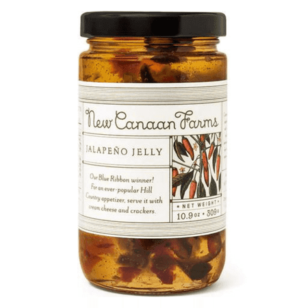 New Canaan Farms Jalapeno Preserve Jelly Glass Jar, 10.9oz
