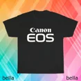 thumbnail image 1 of New Canon EOS Series Fullframe Camera LOGO T-Shirt Funny Size S to 5XL, 1 of 2