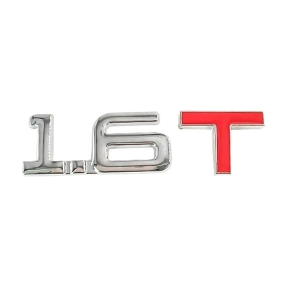 New Car 3D Metal 1.6T 1.8T 2.0T 2.8T Logo Sticker Emblem Badge Decals