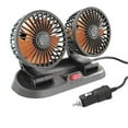 New Car Fan Rear Seat Fan Telescopic Rod 12v24v Universal For Cars And