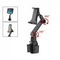 thumbnail image 1 of New Car NEW Tablet Cup Holder Mount 360 Adjustable SmartphoneHolderCar 270 Tilt Bar Triangular Base Ram Mount Tablet Holder, 1 of 5