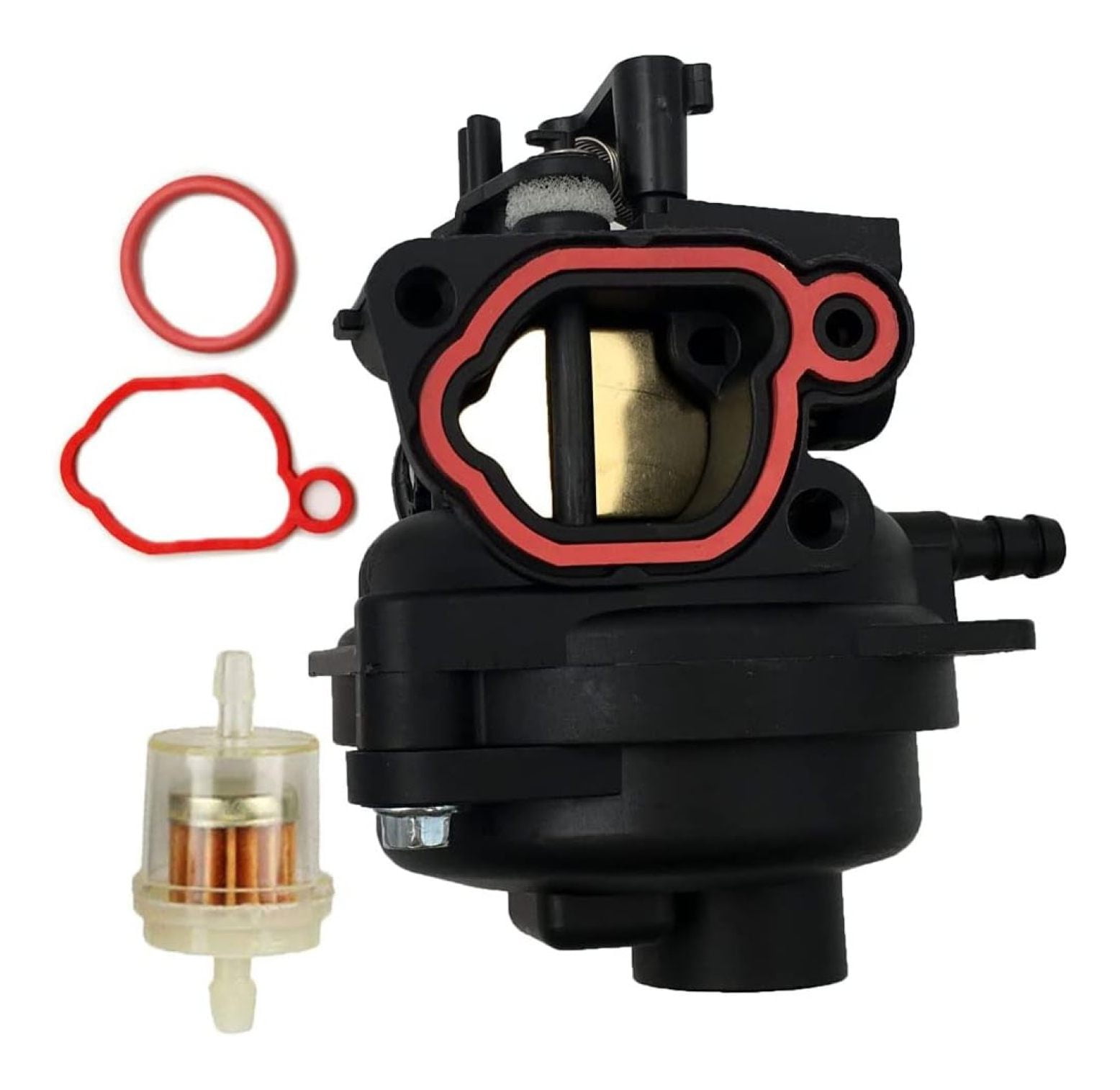 New Carburetor Assembly Compatible with 163cc Toro 22 Recycler w SmartStow Mower Model 20339 with Fuel Filter Walmart